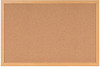 Bi-Office Earth-It Cork Noticeboard Oak Wood Frame 1200X900mm SF152001233