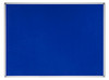 Bi-Office Earth-It Blue Felt Noticeboard Aluminium Frame 1200X900mm FA0543790
