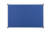 Bi-Office Maya Blue Felt Noticeboard Aluminium Frame 1500X1200mm FA1243170