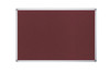 Bi-Office Maya Burgundy Felt Noticeboard Aluminium Frame 1800X1200mm FA2733170