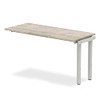 Dynamic Evolve Plus 1400Mm Single Row Extension Kit Grey Oak Top Silver Frame BE BE785