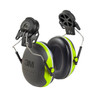 3M Peltor X4 Helmet Attachment Ear Defenders Green X4P3
