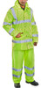 Beeswift Hi-Vis Lightweight Waterproof Suit Saturn Yellow Size XL TS8SYXL