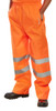 Beeswift Hi-Vis Waterproof Traffic Trousers Orange Size XL TENORXL