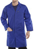 Beeswift Poly Cotton Warehouse Coat Royal Blue Size 46 PCWCR46