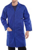 Beeswift Poly Cotton Warehouse Coat Royal Blue Size 48 PCWCR48