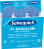 Salvequick Detectable Plasters Refill Pack 6X35 Blue CM0544