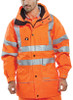 Beeswift Carnoustie Hi-Vis Jacket Orange Size L CARORL