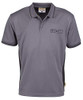 Jcb Workwear Trade Performance Polo Shirt Grey / Black Size S D+IA-S
