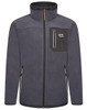 Jcb Workwear Trade Fleece Jacket Full Zip Steel Blue Size L DB7O-L
