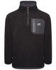 Jcb Workwear Trade Heavyweight 1/4 Zip Tech Fleece Black Size L DK9W-L