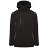 Jcb Workwear Trade Hooded Softshell Jacket Black Size M D-ML-M