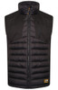 Jcb Workwear Trade Hybrid Padded Gilet Black Size S D-MN-S