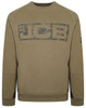 Jcb Workwear Trade Crew Sweatshirt Olive Green Size S CREW/OL-S