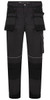 Jcb Workwear Trade Holster Trousers Black Size 36 D+2H-36