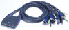 Aten CS64UZ-AT 4 port Cable Integrated USB CS64UZ-AT