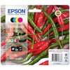Epson Chillies 503 Black Cyan Magenta Yellow High Capacity Ink Cartridge Multipa C13T09R94010