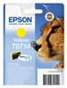 Epson T0714 Cheetah Yellow Standard Capacity Ink Cartridge 6Ml - C13T07144012 C13T07144012