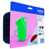 Brother Black Cyan Magenta Yellow High Capacity Ink Cartridge Multipack 25Ml + 3 LC227XLVALBP