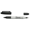 Sharpie Twin Tip Permanent Marker 0.5Mm And 0.7Mm Line Black Pack 12 S0811100