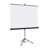 Bi-Office Portable Tripod Projection Screen 1750X1750mm Black Border Black Housi 9D006021