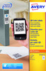 Avery Qr Code Label 45X45mm 20 Per A4 Sheet White Pack 500 Labels L7121-25