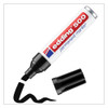 Edding 500 Permanent Marker Chisel Tip 2-7Mm Line Black Pack 10 4-500001