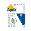 Valuex Laminating Pouch A4 2X75 Micron Gloss Pack 200 6005301 6005301