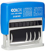 Colop S120/Wd Self Inking Dial A Phrase Word And Date Stamp Blue/Red Ink 104960