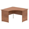 Dynamic Impulse 1200Mm Corner Desk Walnut Top Panel End Leg MI002127 MI002127