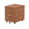 Dynamic Impulse 2 Drawer Mobile Pedestal Walnut I000124 I000124