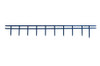 Gbc Surebind Strips A4 25Mm Blue Pack 100 1132845 1132845