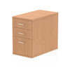 Dynamic Impulse 800Mm Deep Desk High Pedestal Oak I000779 I000779