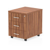 Dynamic Impulse 3 Drawer Mobile Pedestal Walnut I000125 I000125