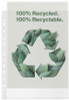 Rexel Recycled Multi Punched Pocket Polyproylene A4 70 Micron Top Opening Clear 2115702