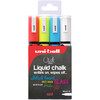 Uni-Ball Chalk Marker Bullet Tip Medium Assorted Colours Pack 4 153528181
