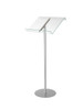 Deflecto Lectern Browser Floor Stand Clear/Silver 79166