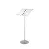 Deflecto Lectern Browser Floor Stand Clear/Silver 79166