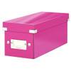 Leitz Click & Store WOW CD Storage Box Pink 60410023 60410023