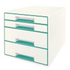 Leitz WOW CUBE Drawer Cabinet Ice Blue 52132051 52132051