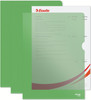 Esselte Premium Folder A4 Matt Finish Box of 100 Clear Green 54838 54838