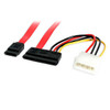 Startech.Com 18In Sata Data Cable With Lp4 Adapter SATA18POW
