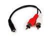Startech.Com 6In Stereo Cable 3.5Mm F To 2X Rca M MUFMRCA