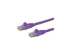 Startech.Com 2M Purple Gb Snagless Rj45 Cat6 Cable N6PATC2MPL