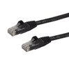 Startech.Com 0.5M Black Gb Snagless Rj45 Utp Cat6 N6PATC50CMBK