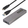 Startech.Com Usb-C 10Gbps To M.2 Nvme Or M.2 Sata Ssd Enclosure Tool-Free M2-USB-C-NVME-SATA