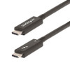Startech.Com 6Ft Thunderbolt 4 40Gbps 100W Cable A40G2MB-TB4-CABLE