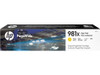 Hp 981X Yellow High Yield Ink Cartridge 116Ml for Hp Pagewide Enterprise Color 5 L0R11A
