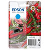Epson Chillies 503 Cyan High Capacity Ink Cartridge 6.4Ml - C13T09R24010 C13T09R24010
