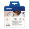 Brother Black On White Round 12Mm Labels 1200 Labels - DK11219 DK11219
